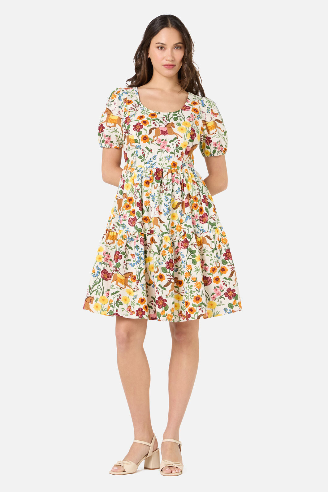 Fancy Horses Tiered Mini Dress