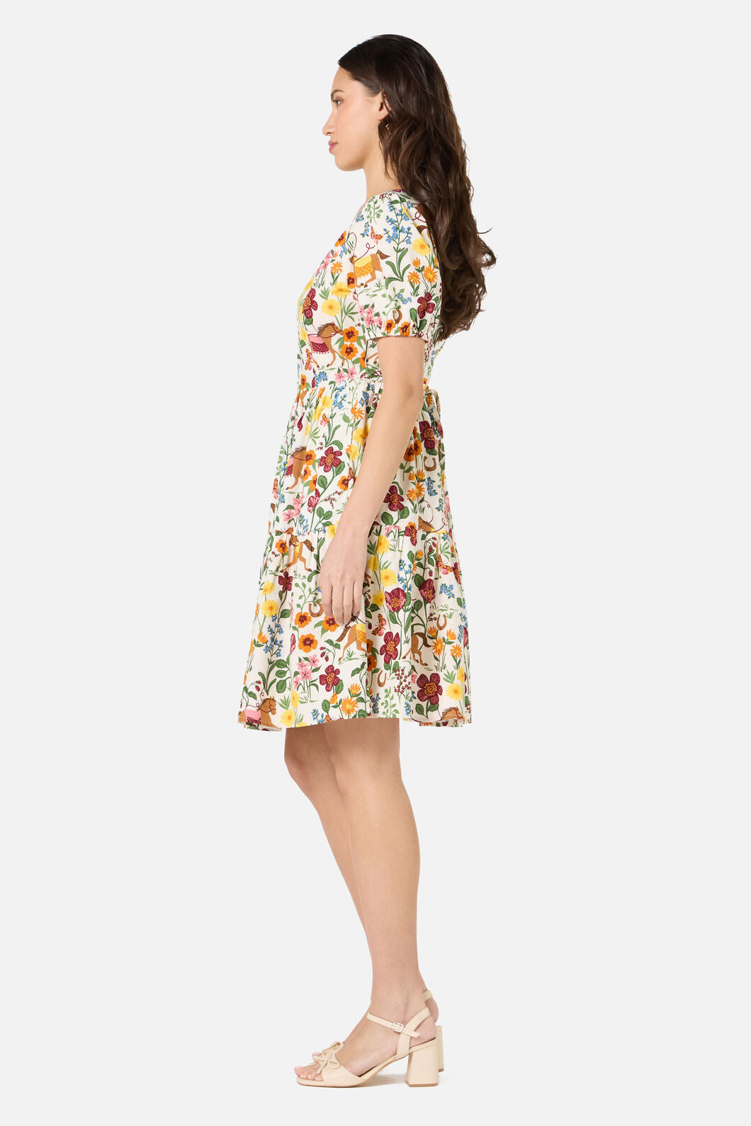 Fancy Horses Tiered Mini Dress