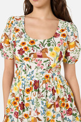 Fancy Horses Tiered Mini Dress