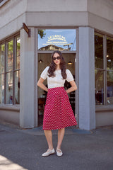 Sweet Heart Gathered Skirt