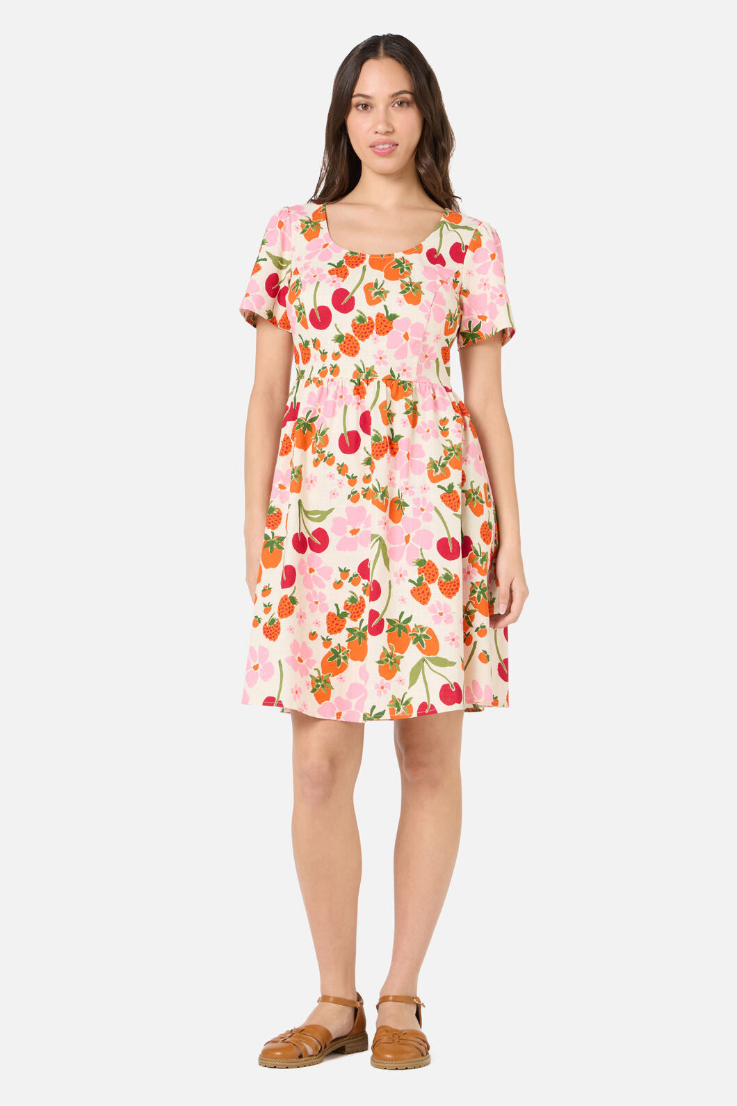 Berries N Cream Mini Dress