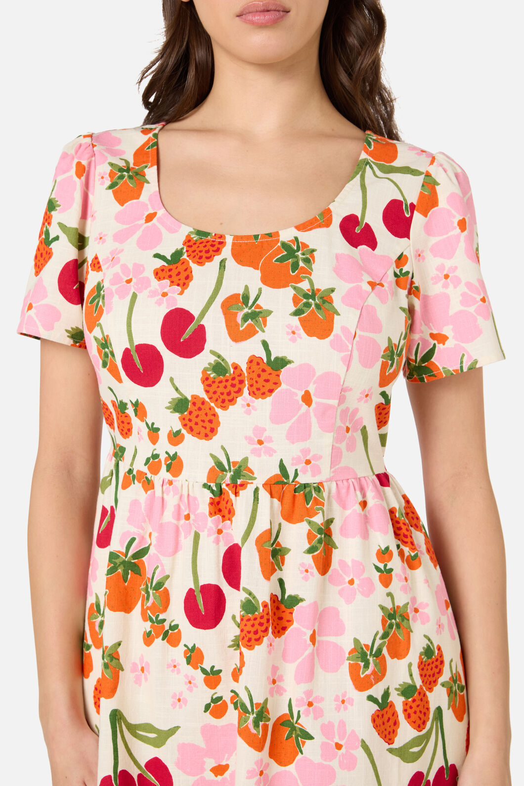 Berries N Cream Mini Dress