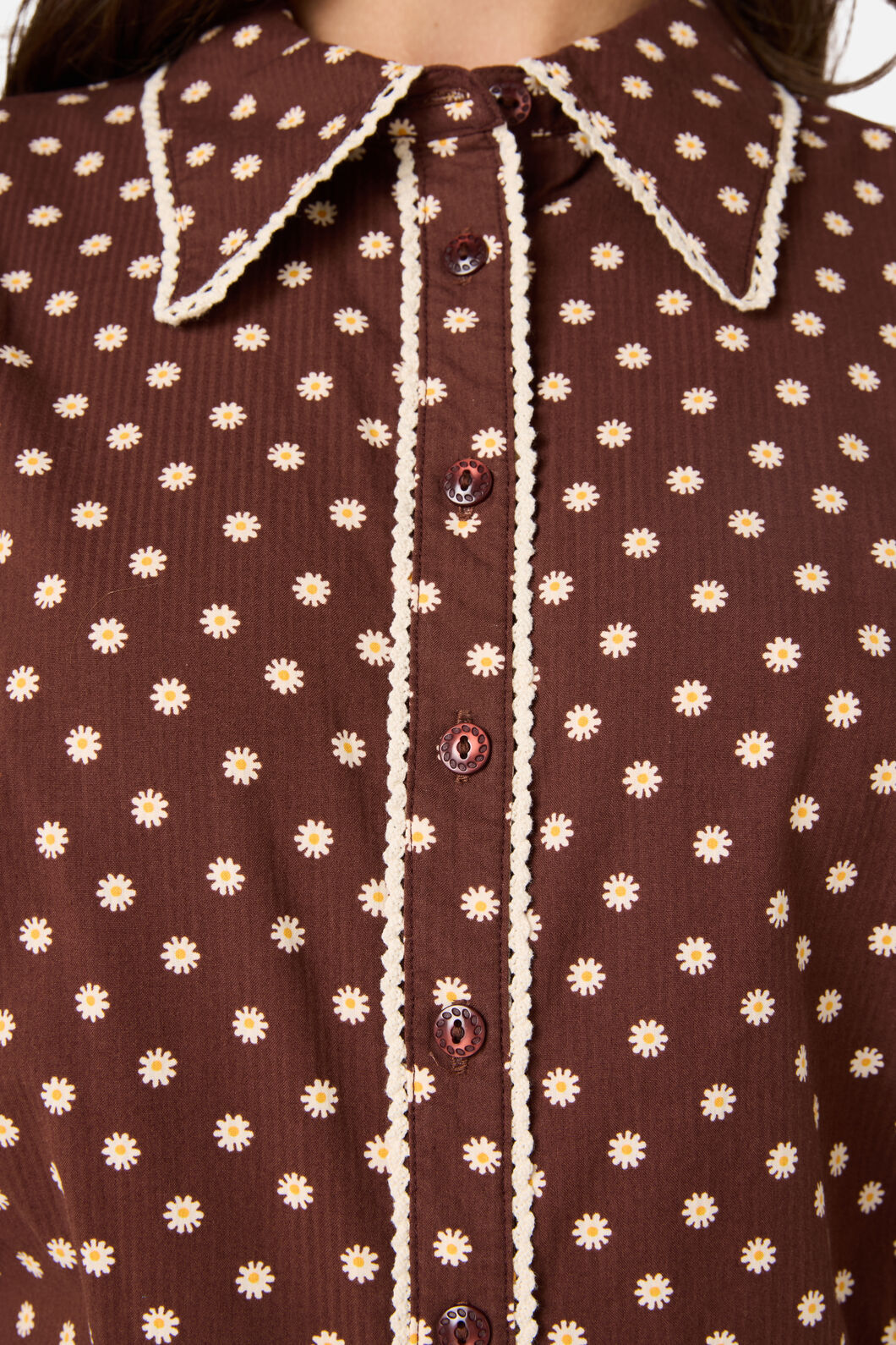 Ditsy Daisy Retro Blouse