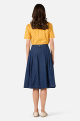 Ditsy Daisy Retro Blouse