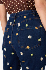 Ditsy Daisy Flared Jeans