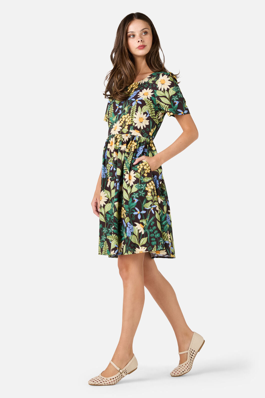 Tiana Tree Frog Smock Dress