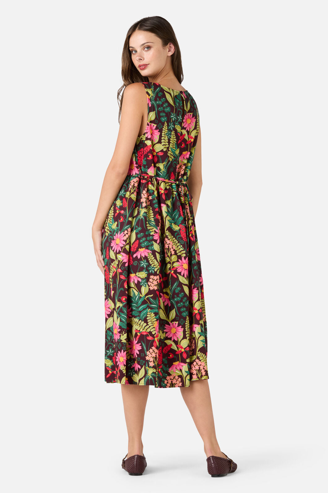 Tiana Tree Frog Midi Dress