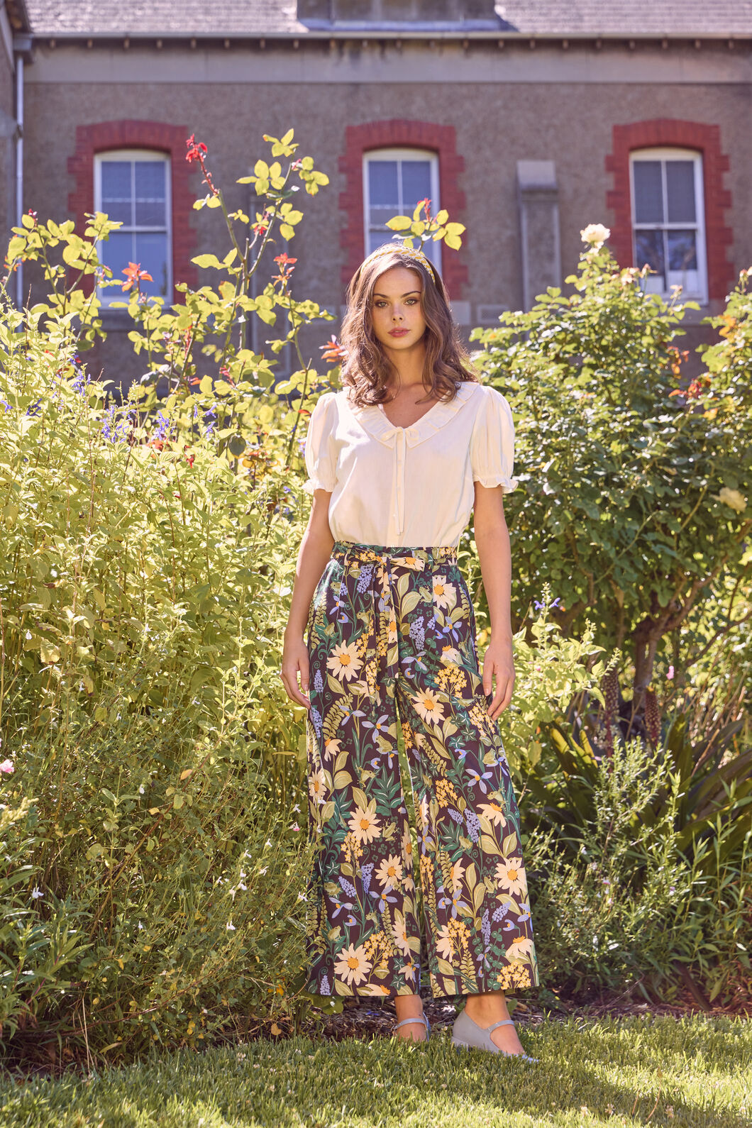 Tiana Tree Frog Wide Leg Pant