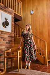 Apple Blossom Midi Dress