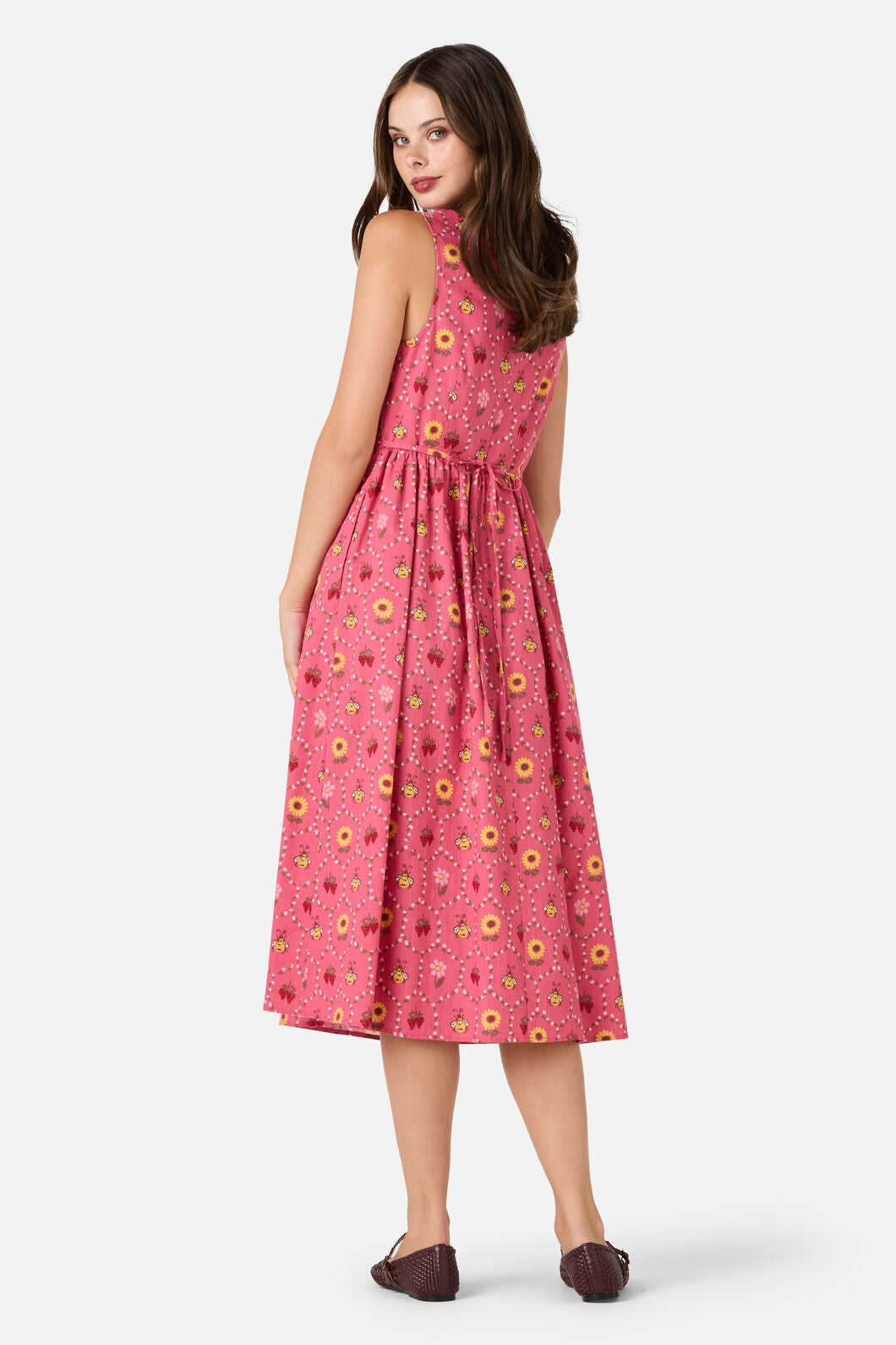 Honey Bee Hive Midi Dress