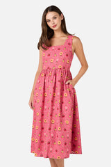 Honey Bee Hive Midi Dress