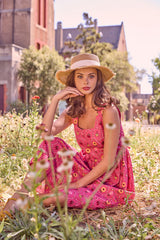 Honey Bee Hive Midi Dress