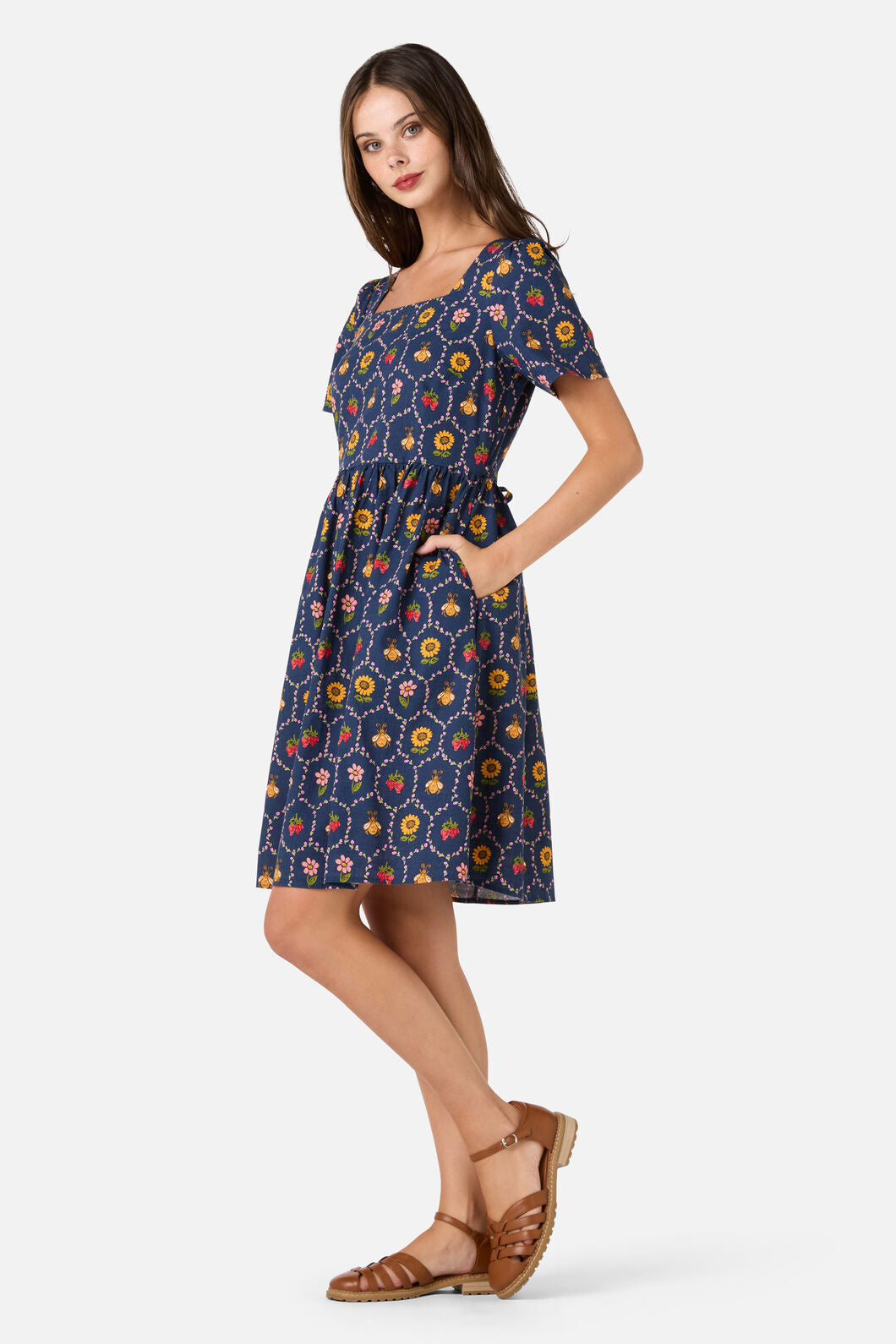 Honey Bee Hive Mini Dress