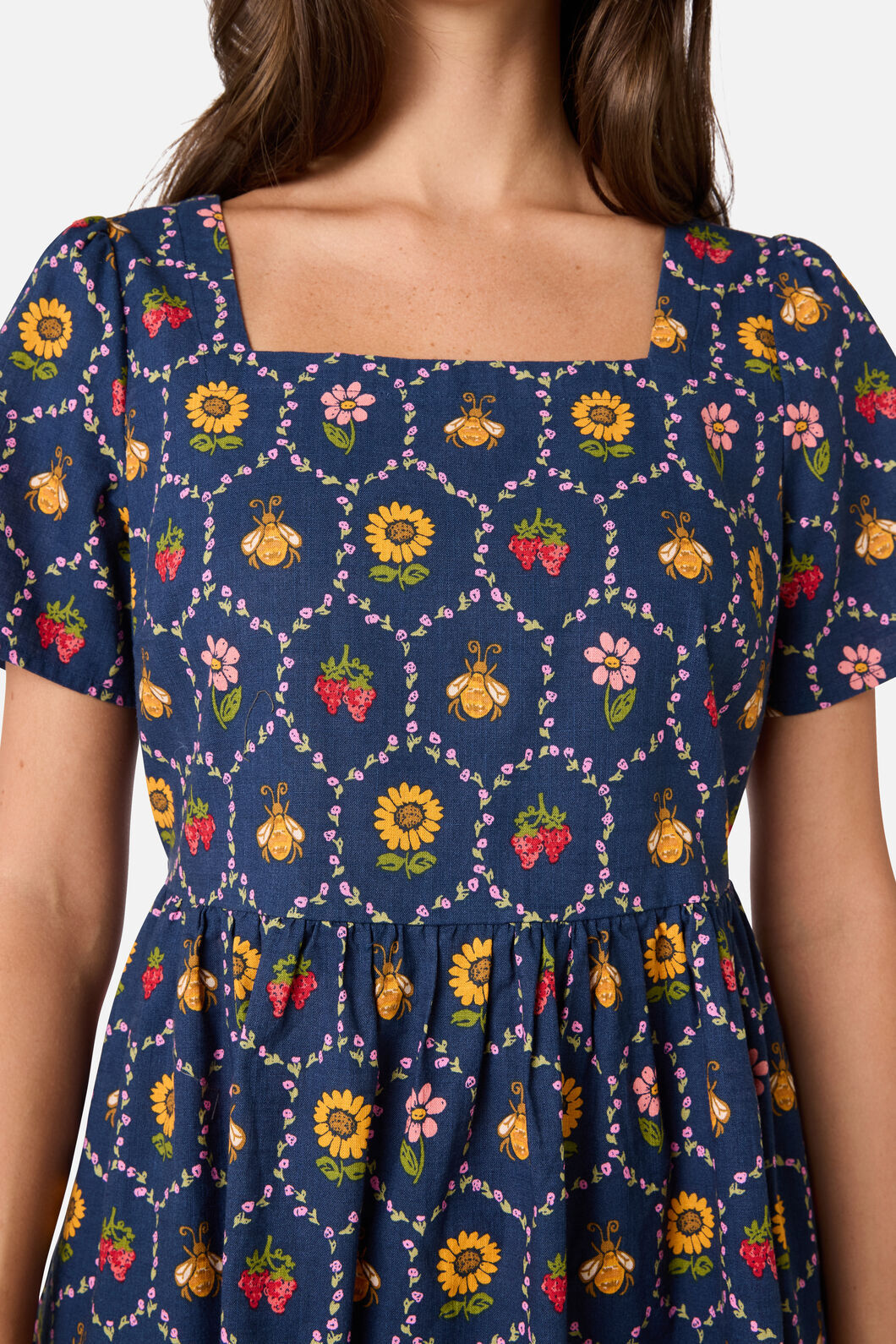 Honey Bee Hive Mini Dress