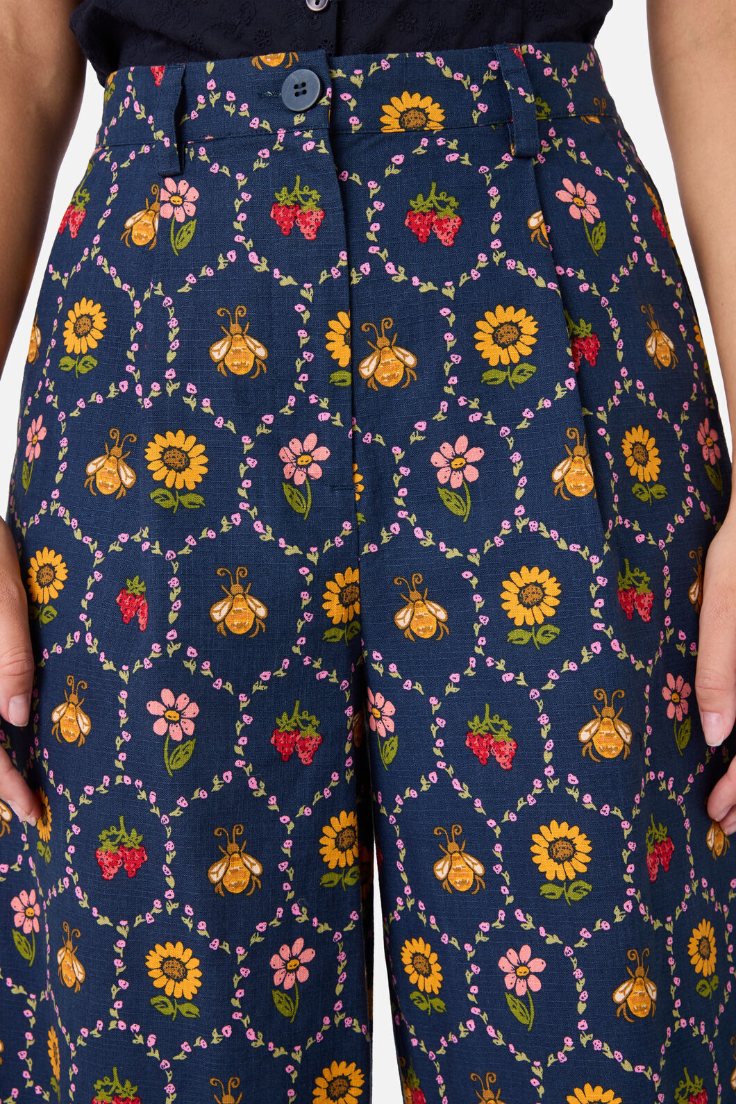 Honey Bee Hive Wide Leg Pant