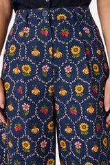 Honey Bee Hive Wide Leg Pant