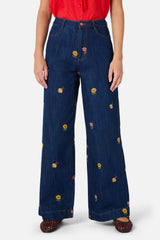 Honey Bee Embroidered Jean