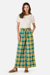 Piper Check Wide Leg Culotte