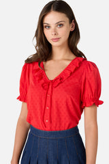 Kayla Ruffle Blouse