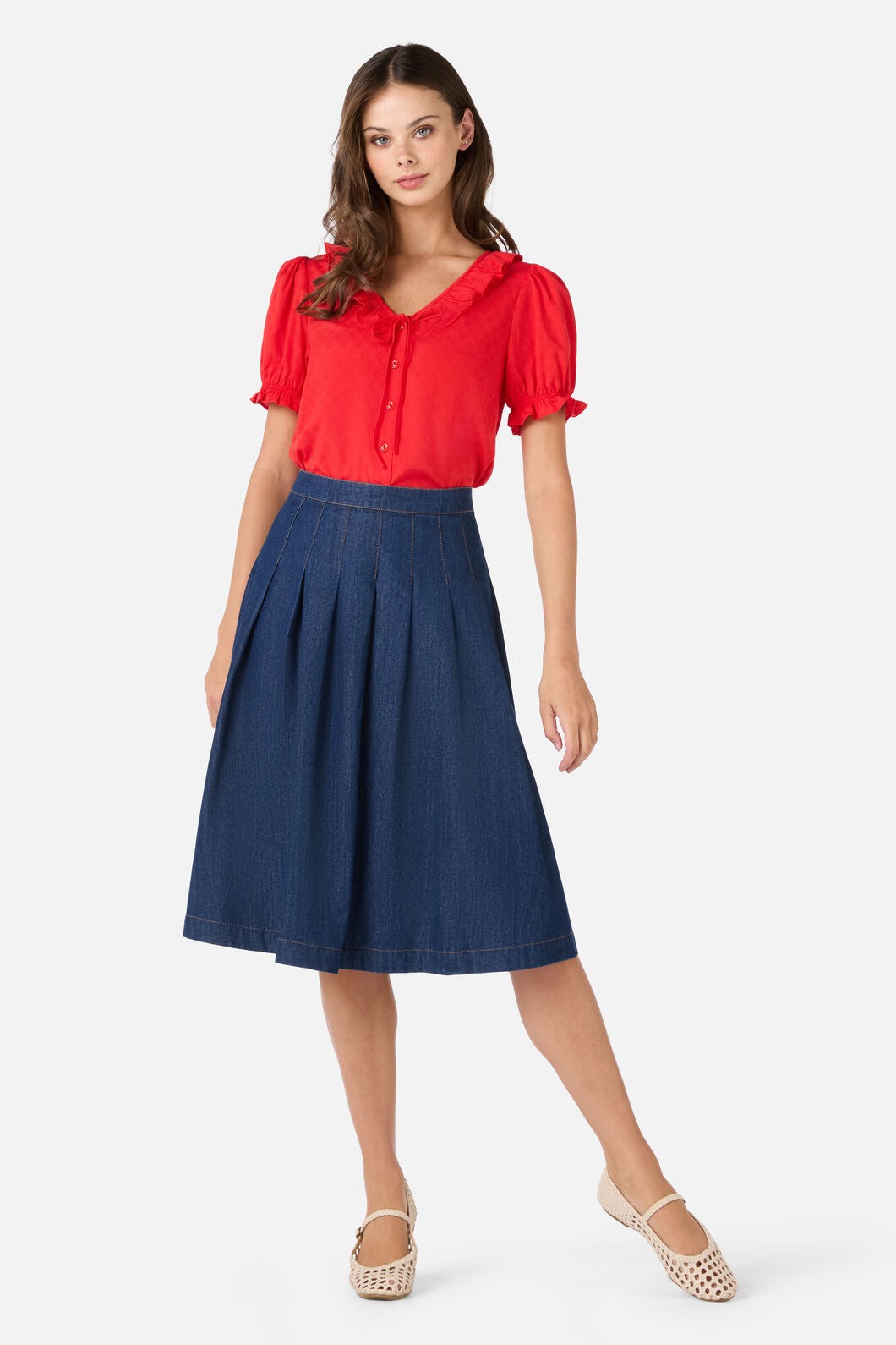 Kayla Ruffle Blouse