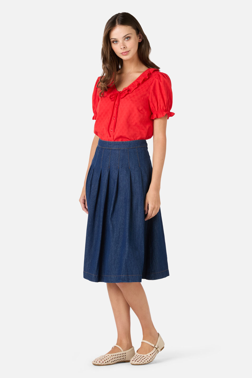Kayla Ruffle Blouse