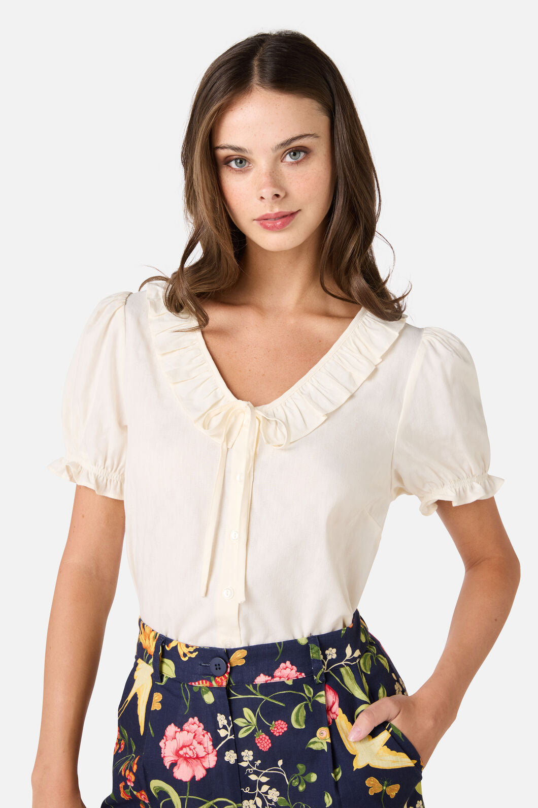 Kayla Ruffle Blouse