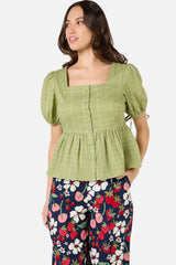 Eveleigh Peplum Top
