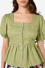 Eveleigh Peplum Top