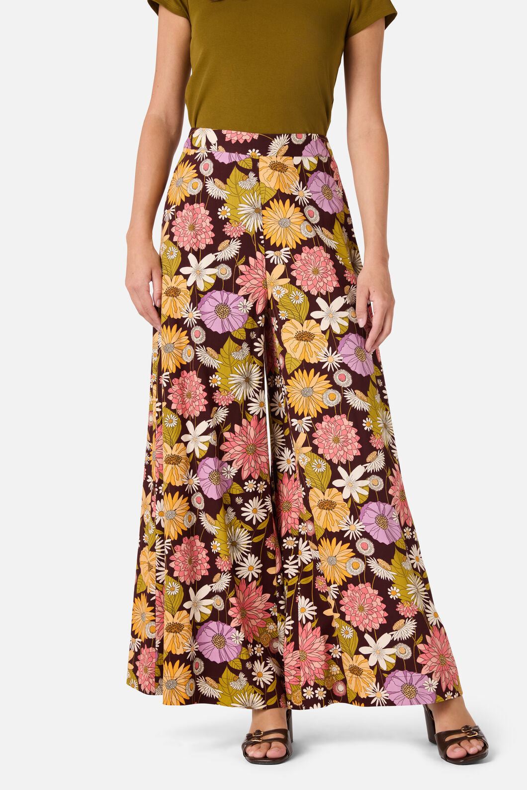 Leonie Floral Wide Leg Pant