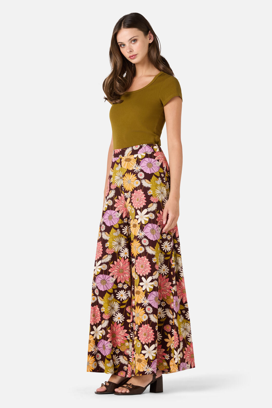 Leonie Floral Wide Leg Pant
