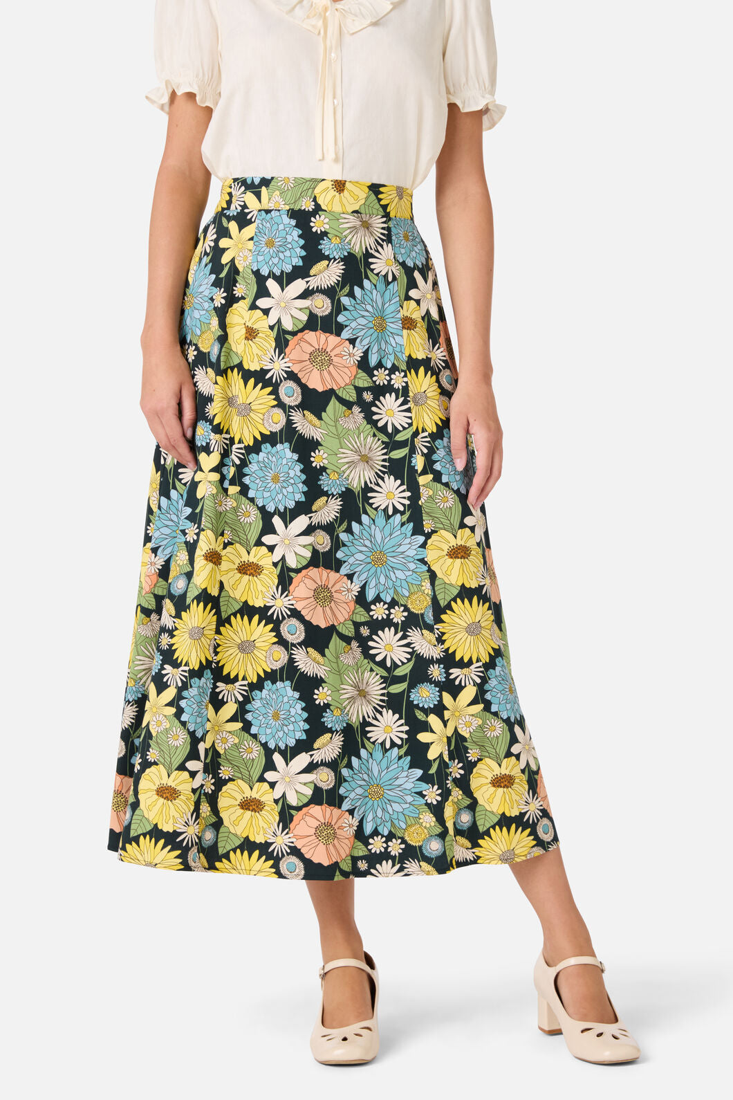 Leonie Floral Midi Skirt