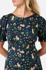 Lola Rabbit Midi Dress