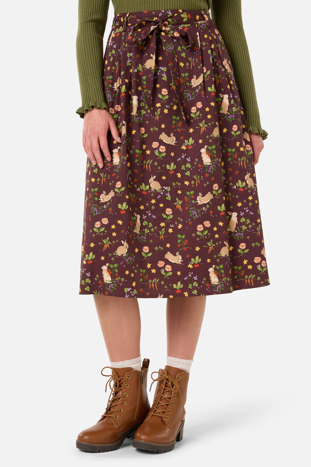 Lola Rabbit Midi Skirt