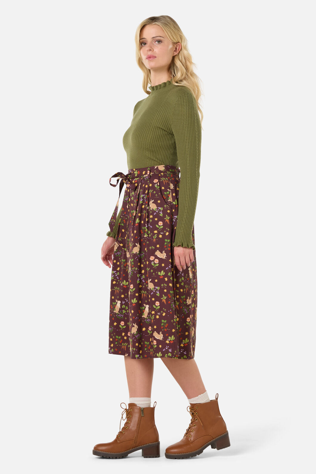 Lola Rabbit Midi Skirt