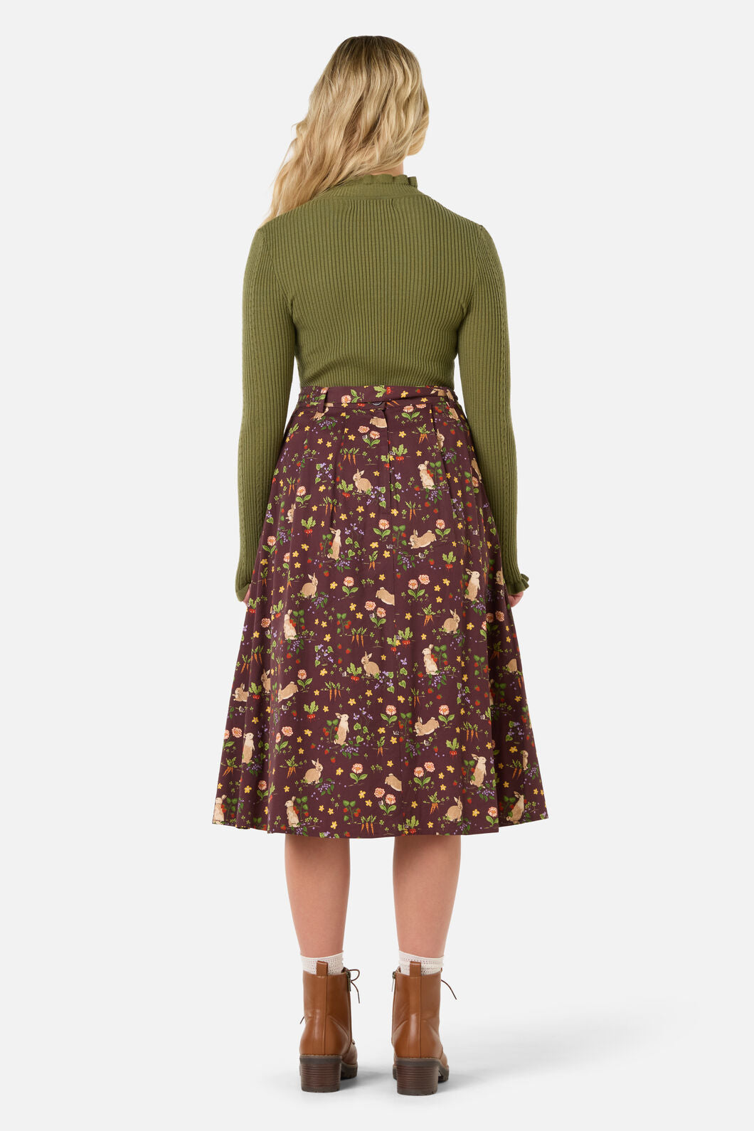 Lola Rabbit Midi Skirt