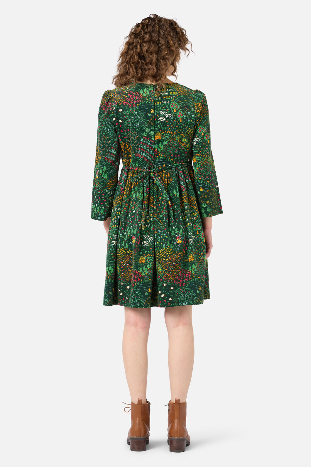 Rolling Hills Corduroy Smock Dress