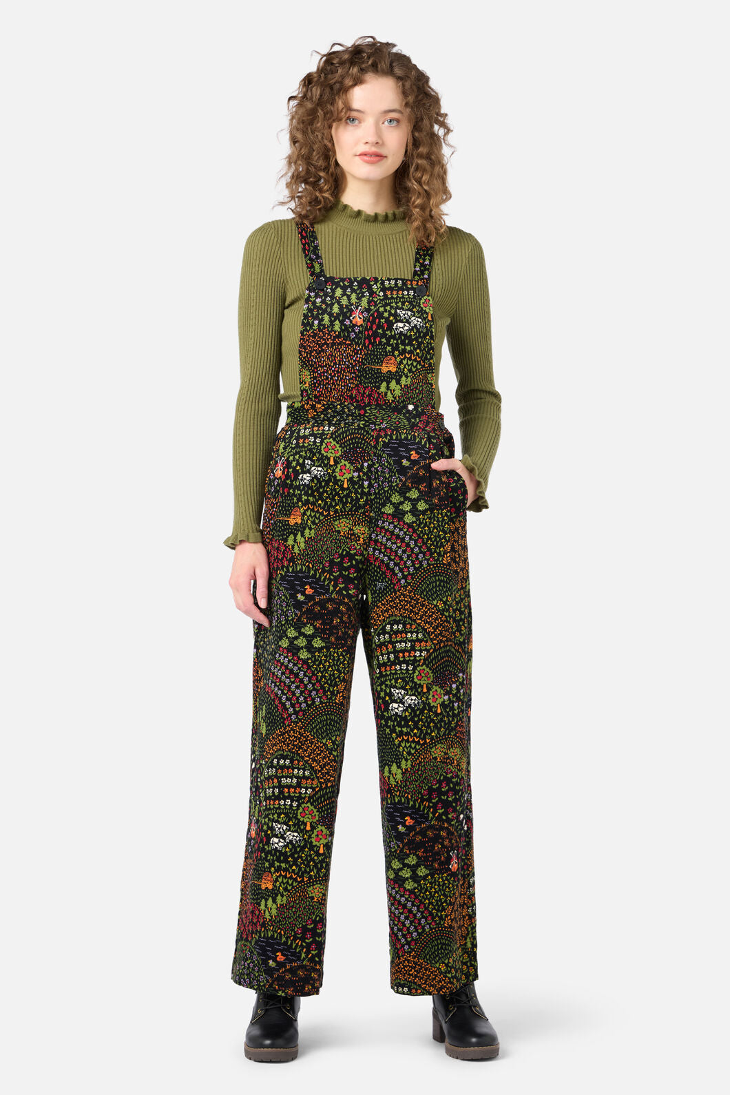 Rolling Hills Corduroy Overalls