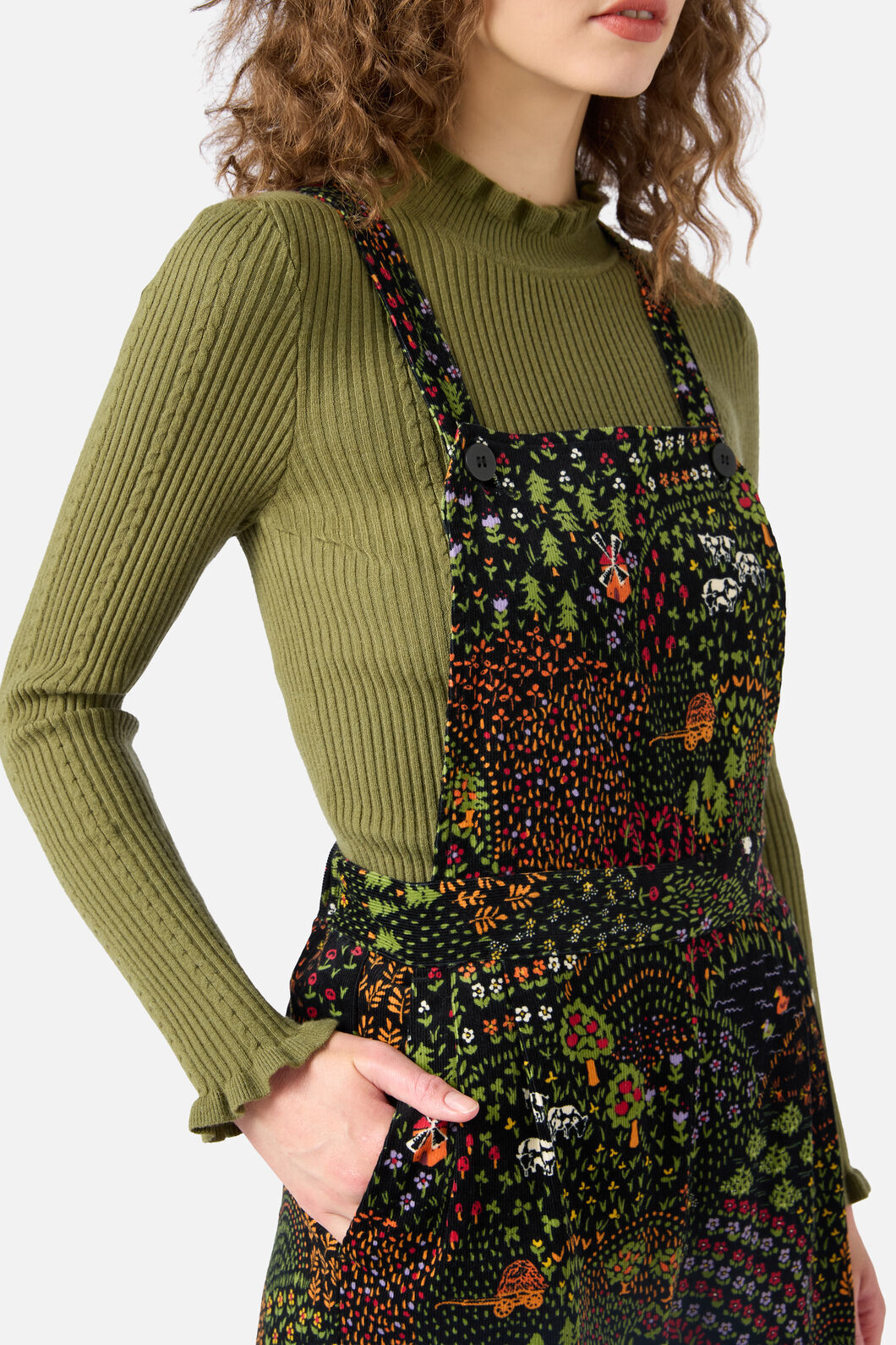 Rolling Hills Corduroy Overalls