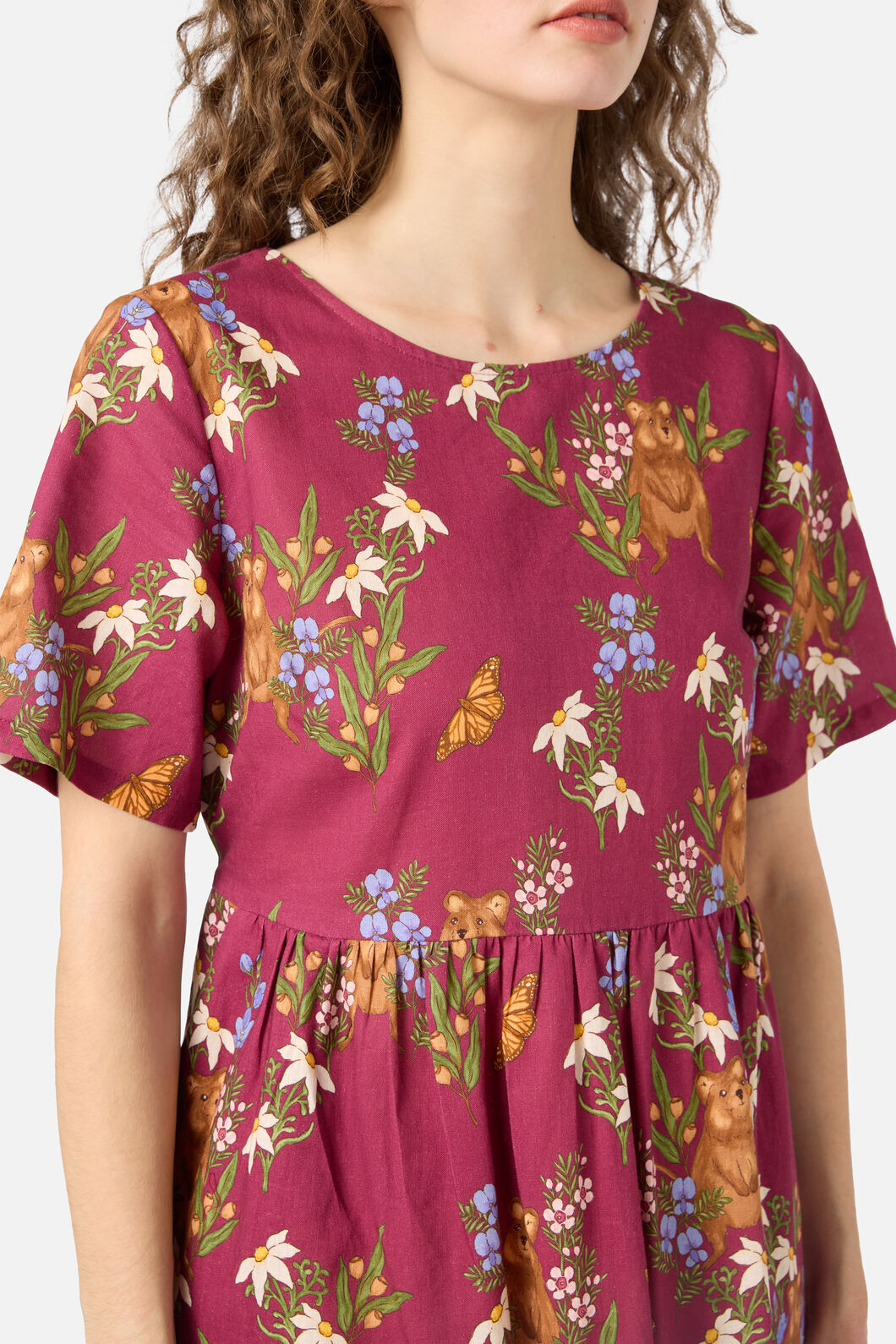Quokka & Flora Smock Dress