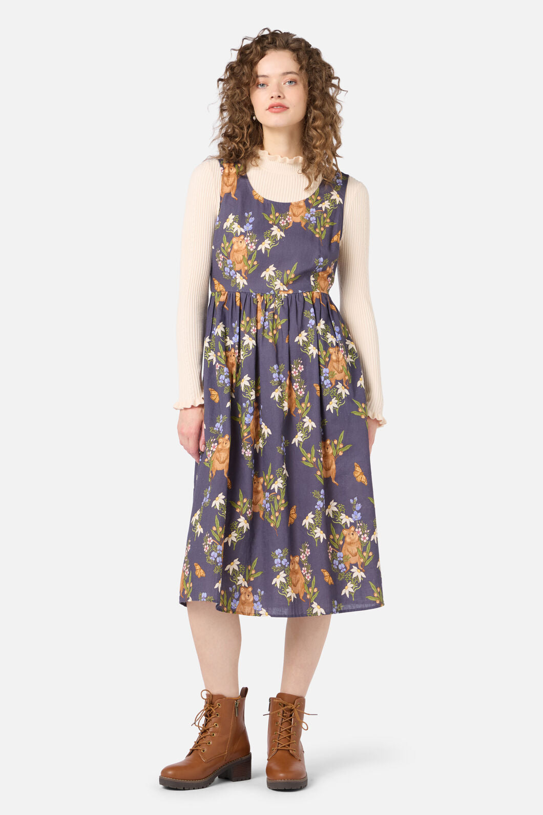 Quokka & Flora Midi Dress