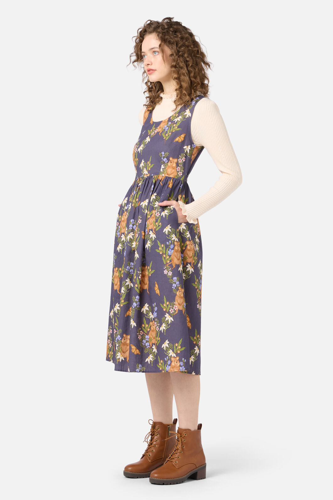 Quokka & Flora Midi Dress