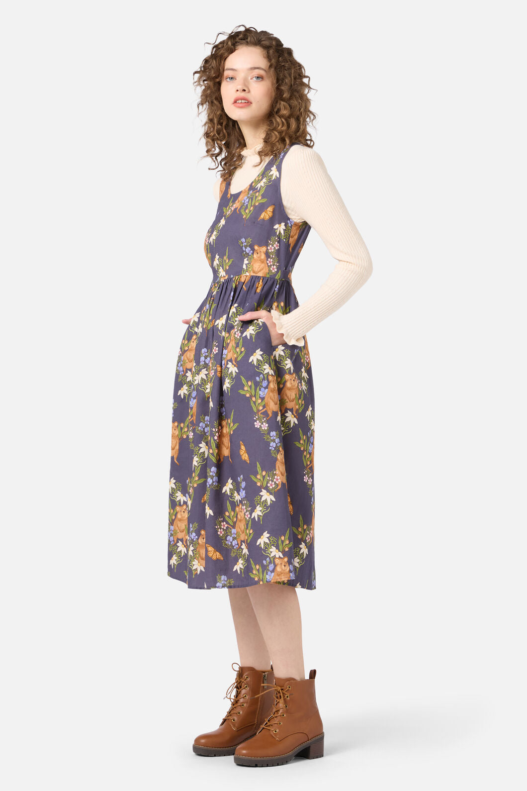 Quokka & Flora Midi Dress