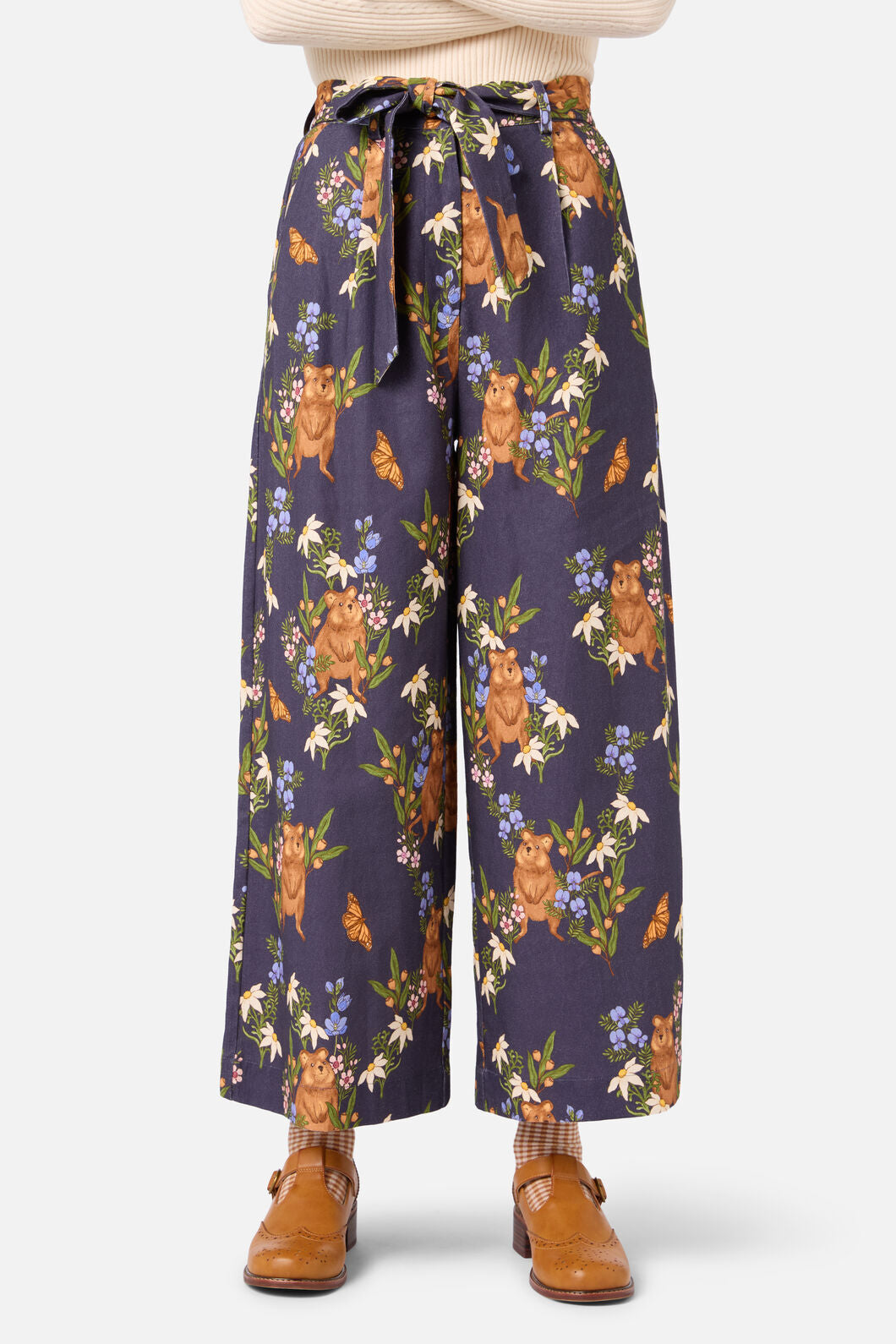Quokka & Flora Culotte Crop Pants