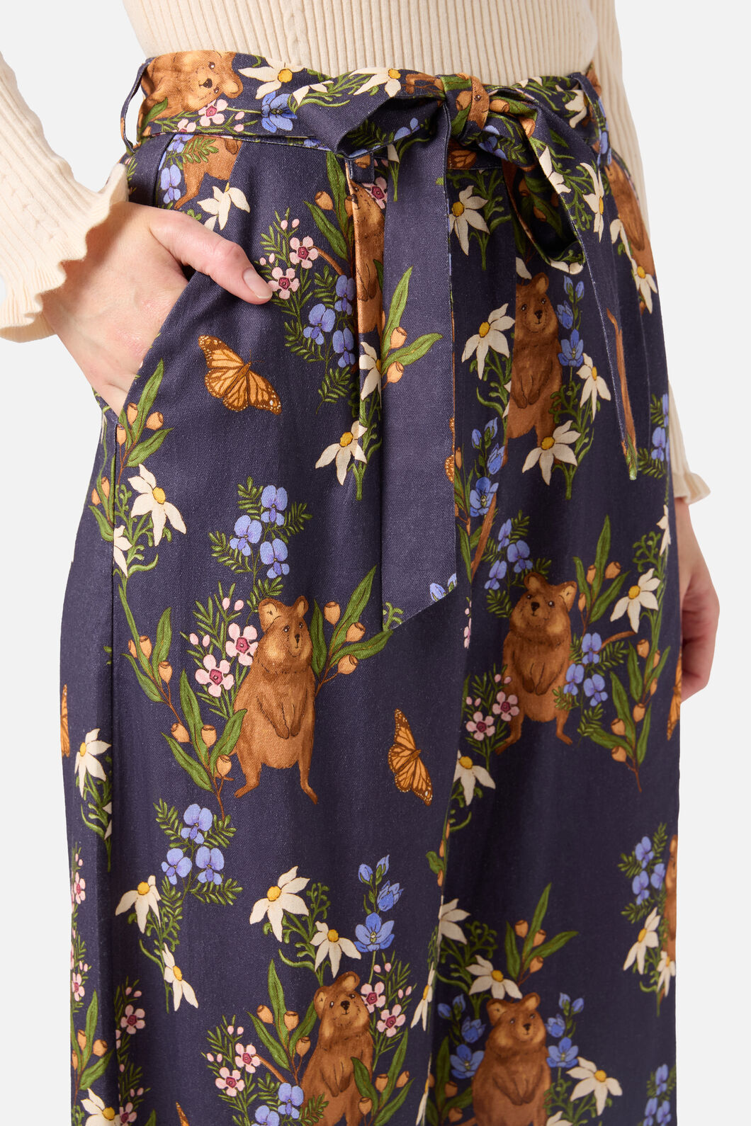 Quokka & Flora Culotte Crop Pants