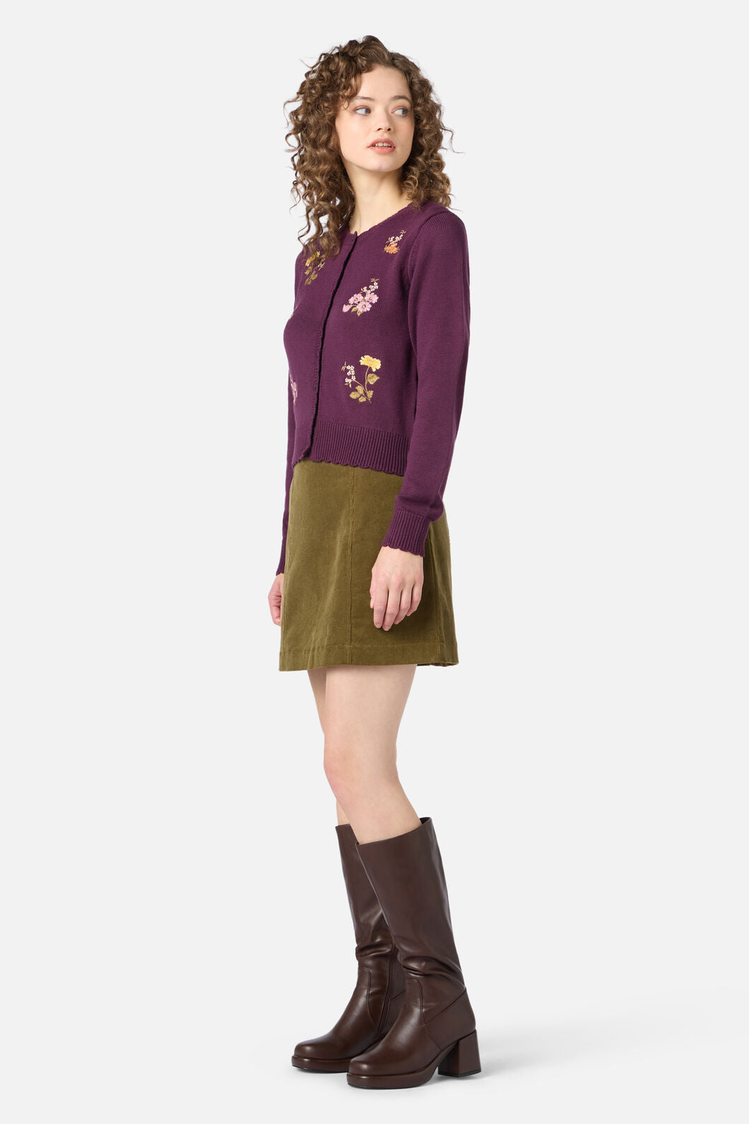 Winona Flower Embroidered Cardigan