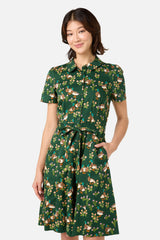 Sweet Ducks Mini Shirt Dress