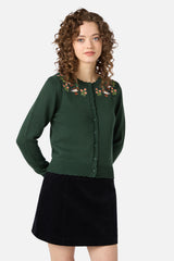 Sweet Ducks Embroidered Cardigan