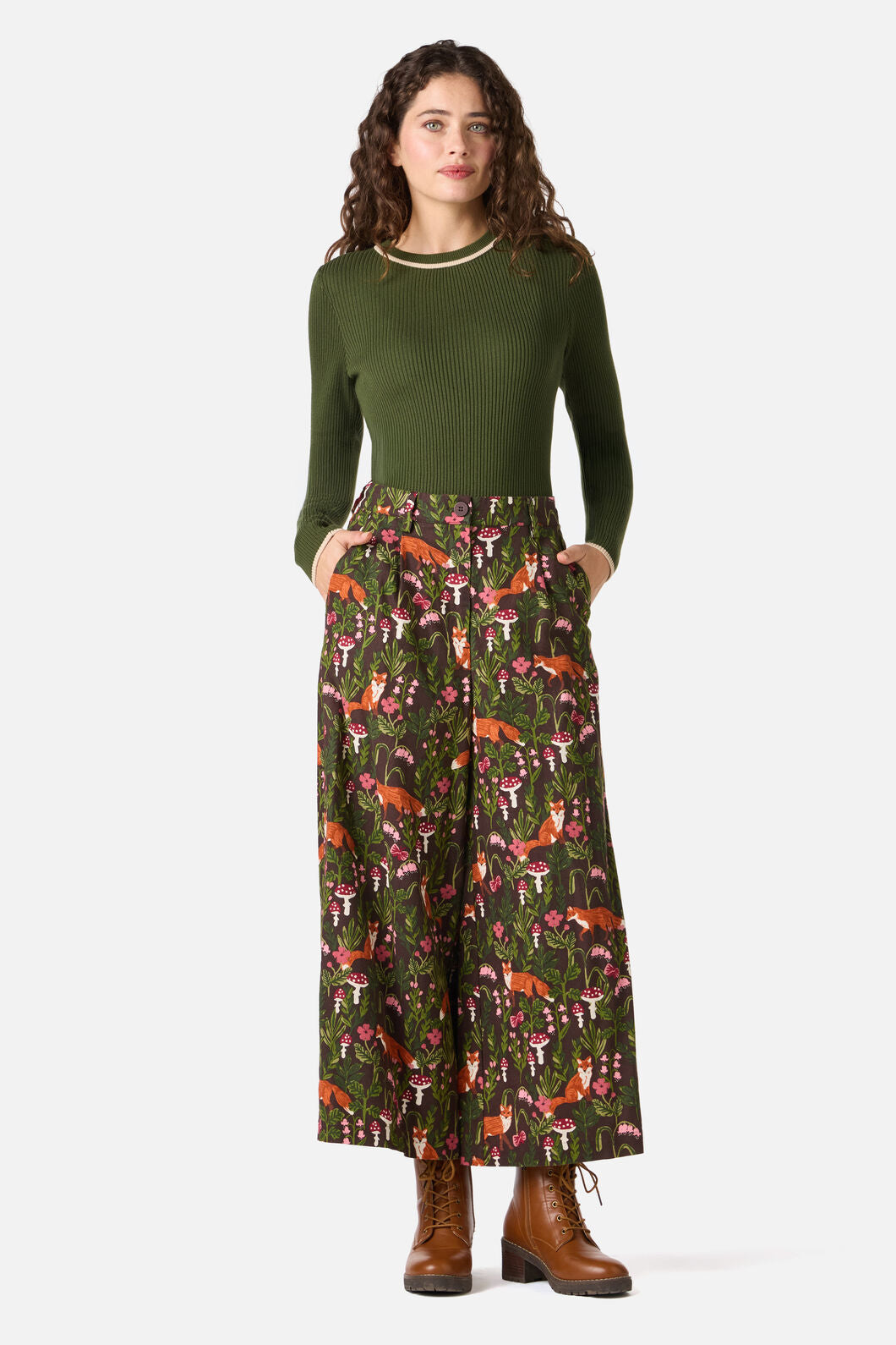 Fancy Foxes Culotte Pant