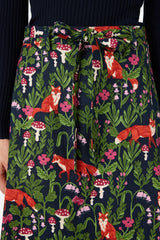 Fancy Foxes Midi Skirt