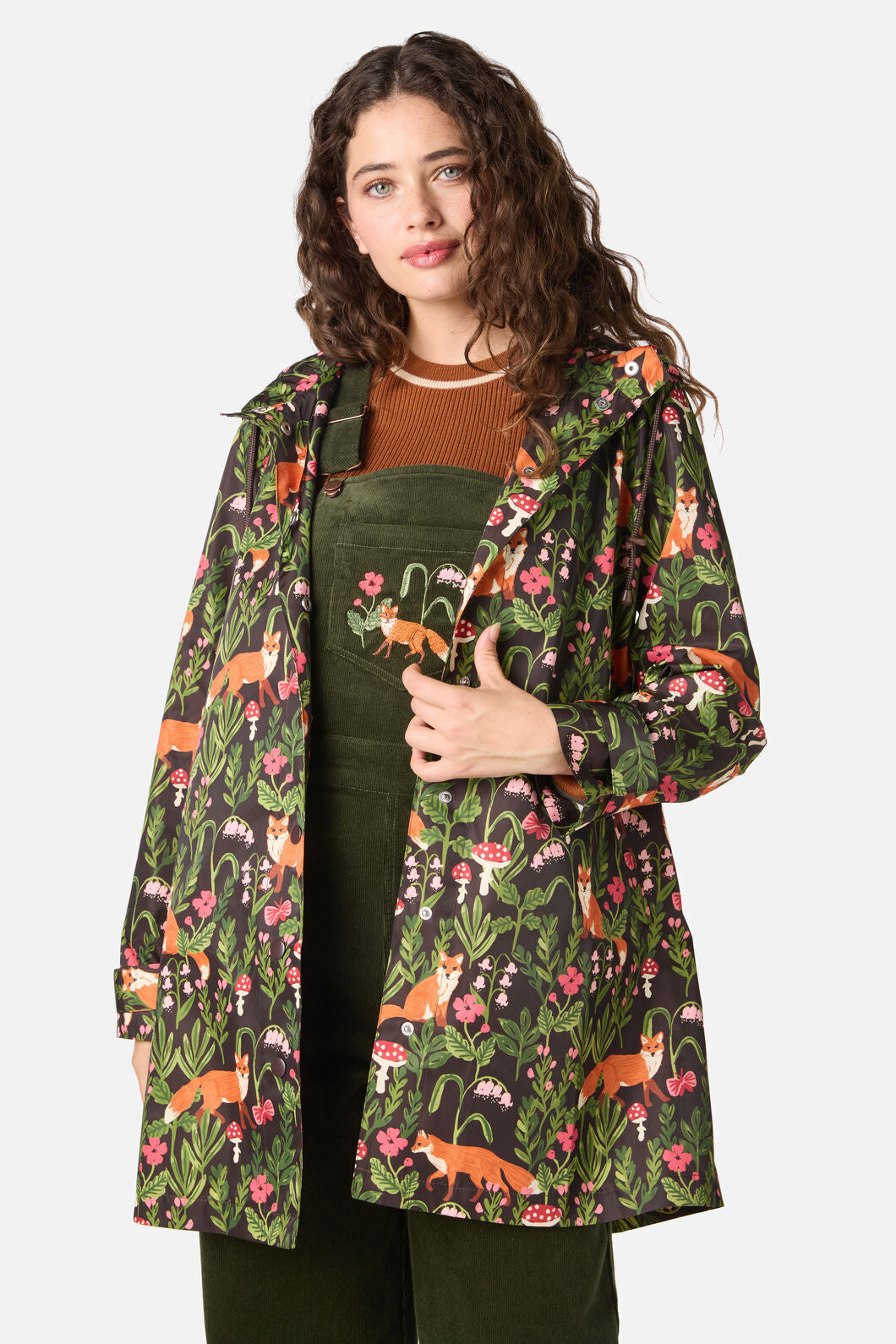 Fancy Foxes Raincoat